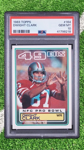 1983 topps dwight clark psa - 1983,